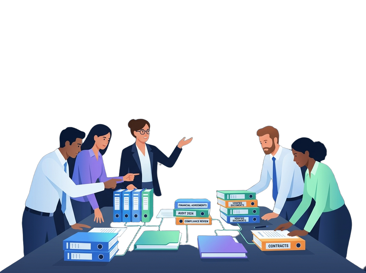 Collaborative audit and risk control matrix workflows